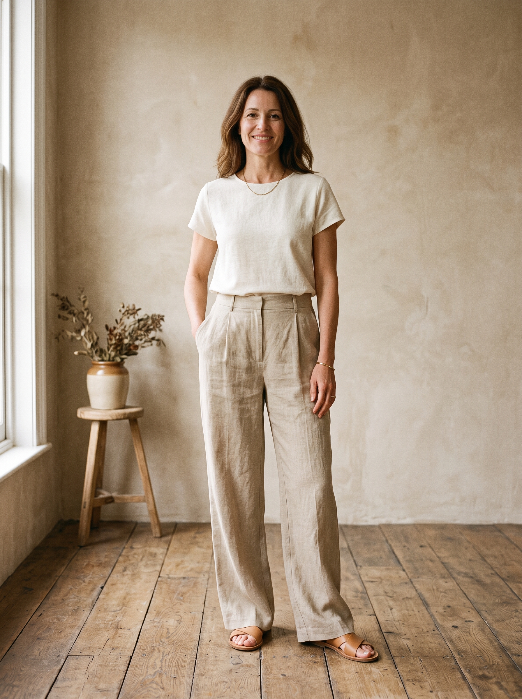 Isola Wide-Leg Trousers